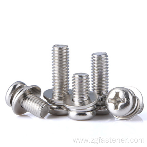 Bolt Or Screw And Washer Assemblies With Plain Washers